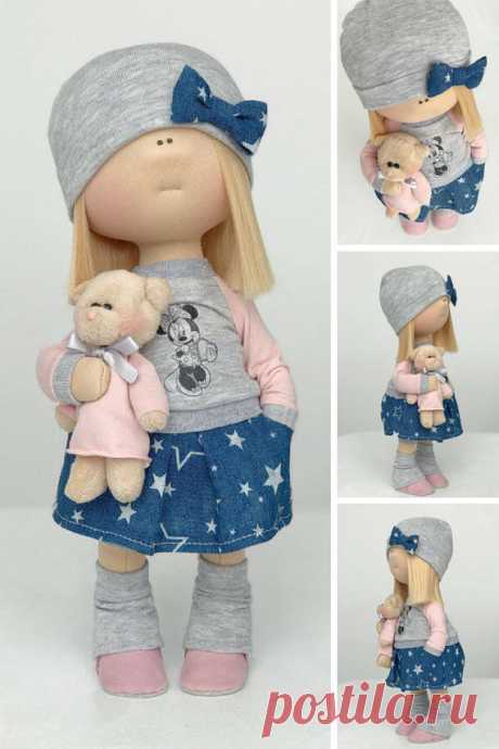 Cloth doll Tilda doll Art doll Stoffpuppe Poupée Handmade doll