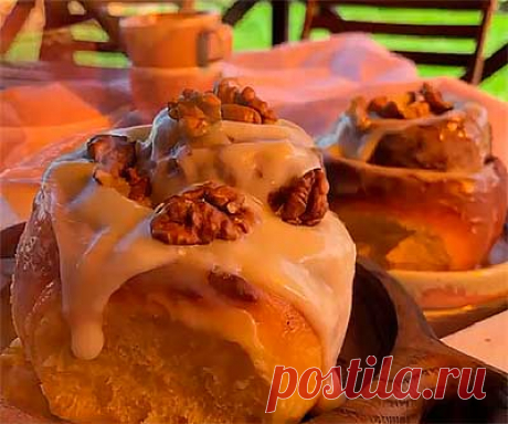 Сдобные булочки синнабоны: приготовление, пошаговый, фото рецепт