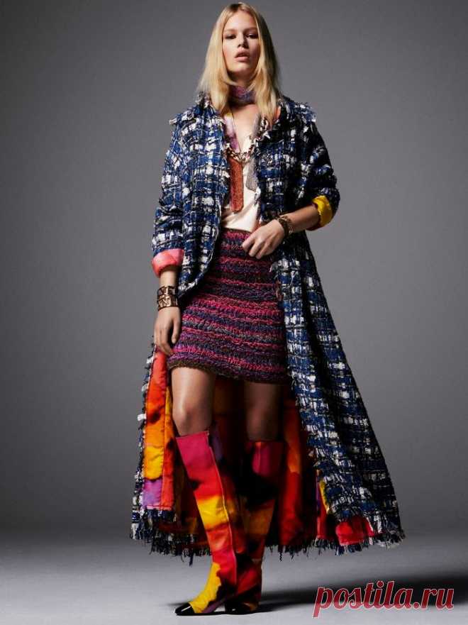 Анна Юэрс (Anna Ewers) в фотосессии Даниеля Джексона (Daniel Jackson) для журнала Vogue UK (февраль 2015)