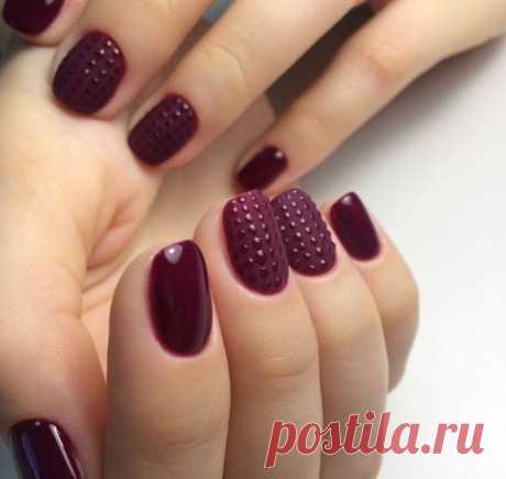 Маникюр на короткие ногти