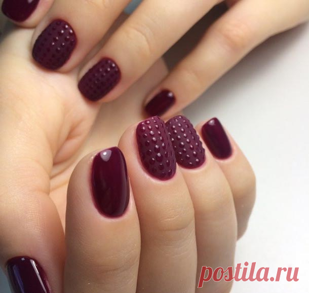 Маникюр на короткие ногти