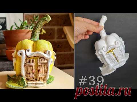 DIY Bell Pepper Fairy House Idea - Clay Craft - Gift Ideas