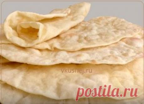 Как приготовить лаваш в домашних условиях