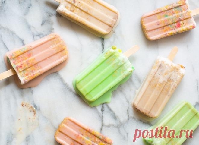 Домашнее мороженое с хлопьями | О вкусной еде