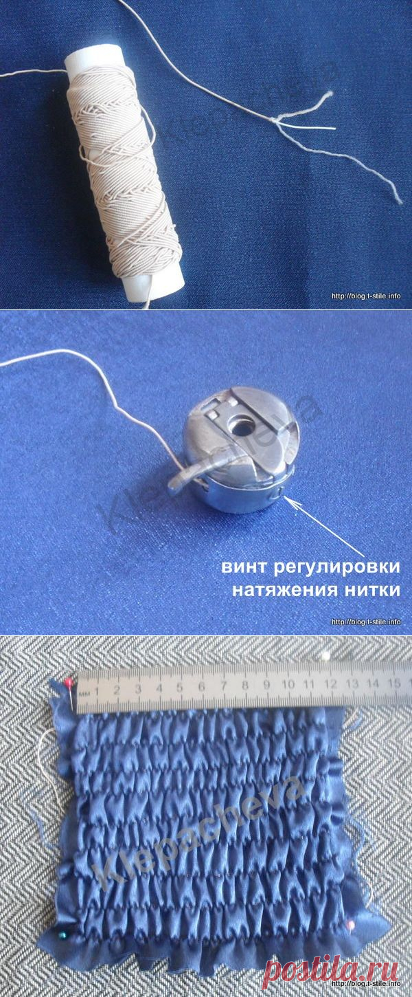 КАК ШИТЬ НИТКОЙ-РЕЗИНКОЙ. МАСТЕР-КЛАСС.