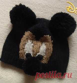 Шапочка с ушками спицами