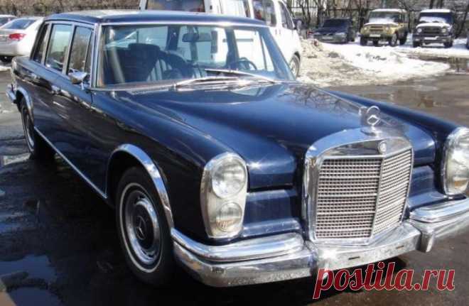 Настоящий аристократ Mercedes-Benz W100 1968 (17 фото) | Чёрт побери