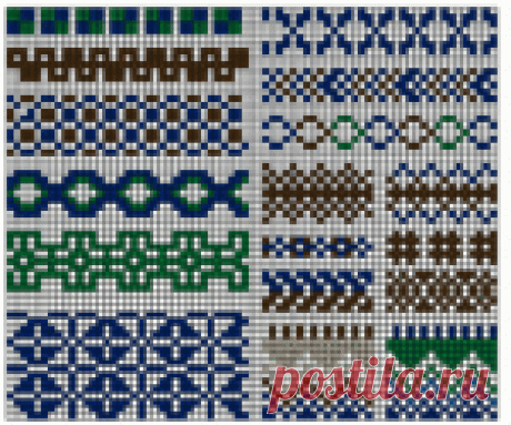 жаккардовые узоры