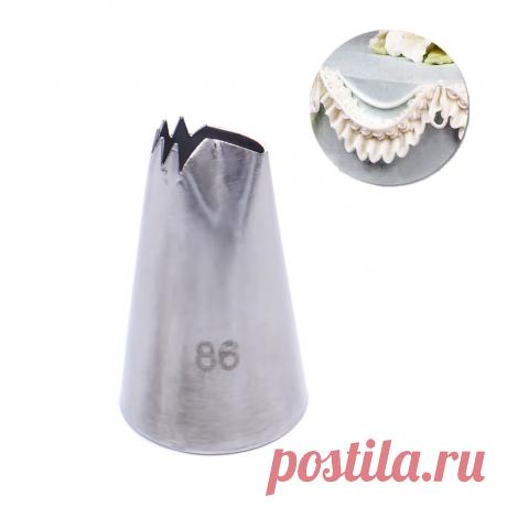 Linsbaywu #86 раза Крем металла советы Обледенение Трубопроводы Сопла Торт Крем Кекс Кондитерские инструмент купить на AliExpress