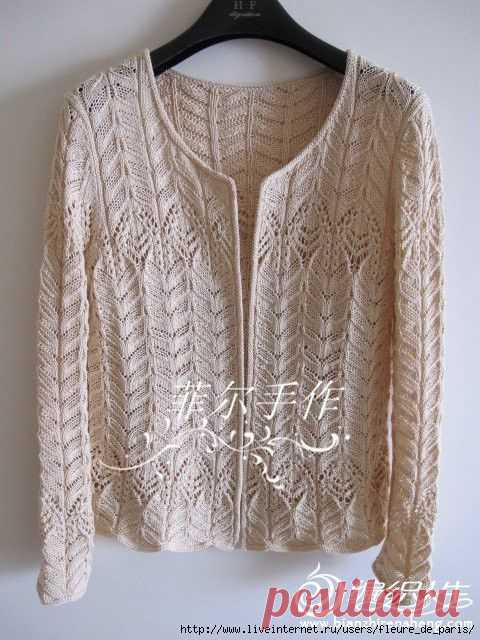 ажурный жакетик