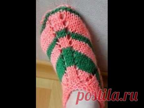 Простые тапочки для дома