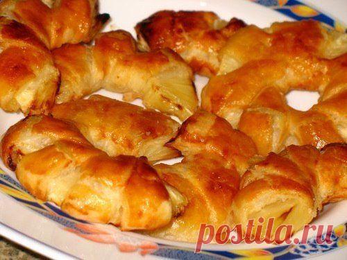 Быстро и вкусно. Ананасы в тесте к утреннему чаю.