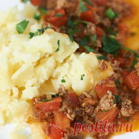 Kartoffeln mit Hackstippe Rezept - [ESSEN UND TRINKEN]