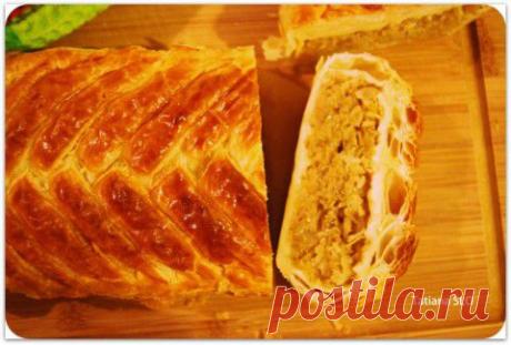 Капустный пирог за 30 мин