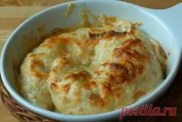 Запекаем блинчики с сыром по- швейцарски