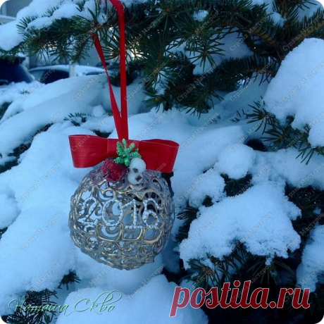 Ажурные шары своими руками