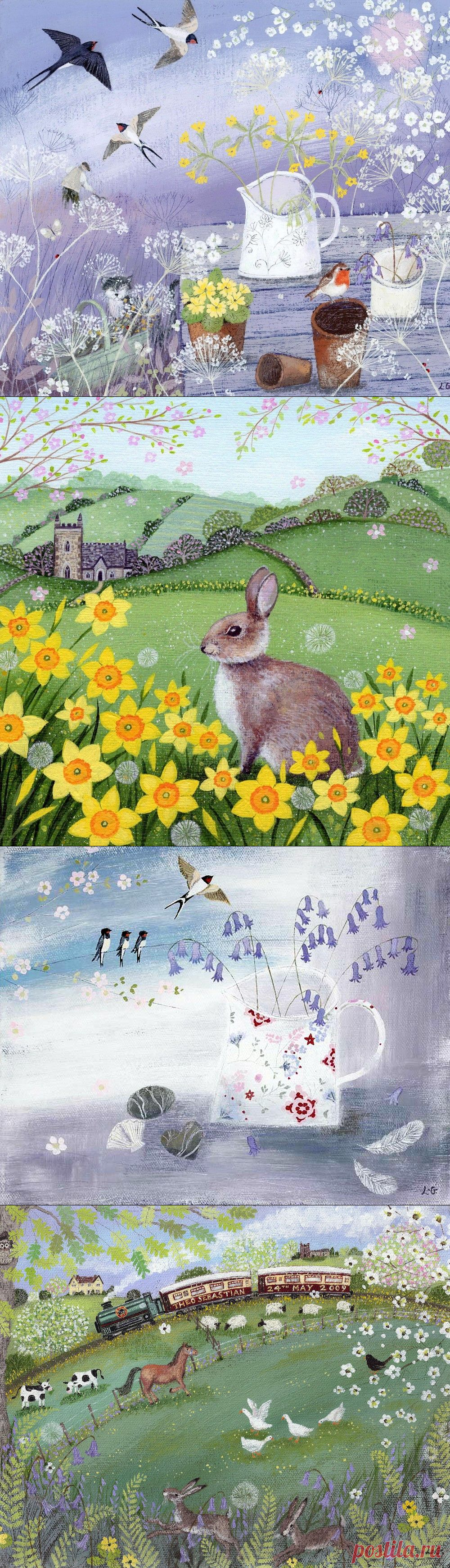 Наивные, но полные добра и позитива работы художницы Люси Гроссмит (Lucy Grossmith). Часть 2.