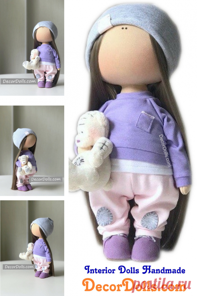 Handmade Fabric Doll, Textile Rag Doll, Original Baby Gift, Amazing Gi – Decor Dolls