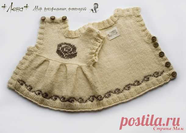 My little baby-girl, или туничка-распашонка для малышки.
