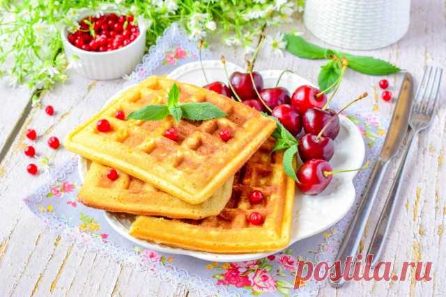Мягкие венские вафли на молоке классические рецепт фото пошагово и видео - 1000.menu