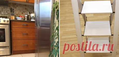 Чуть язык не проглотила, когда узнала, зачем соседка притащила лестницу на кухню! Лучшее дизайнерское решение.