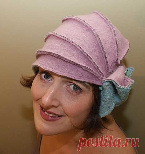 Cloche Hat в кипяченой шерсти (с урока) - ОДЕЖДА