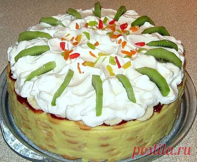 Вкусный банановый торт без выпечки! - Блог Три и ночка