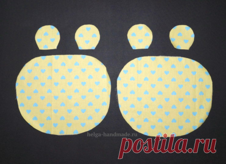 Подушки для новорожденных своими руками