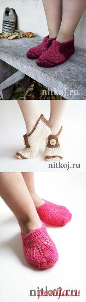Тапочки от Etsy » Ниткой - вязаные вещи для вашего дома, вязание крючком, вязание спицами, схемы вязания