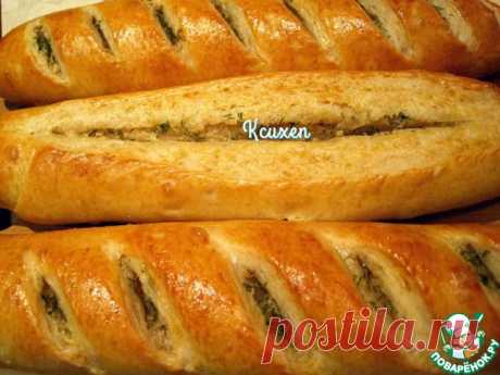 Батоны с чесночным маслом.