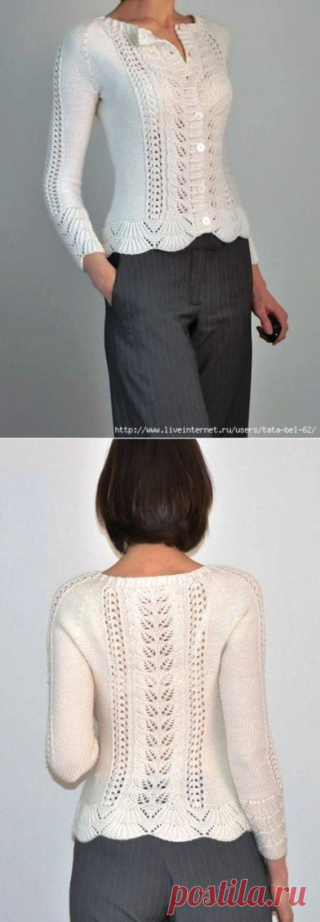 КАРДИГАН "ВЬЮЩАЯСЯ РОЗА"