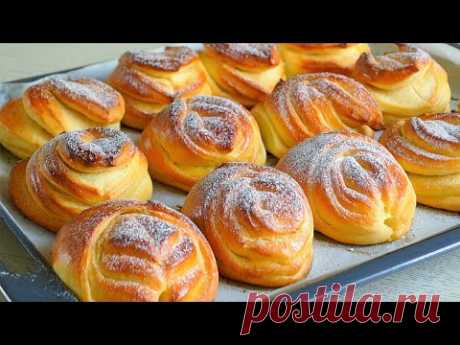 Кружка молока, яйцо и мука Можно делать хоть каждый день. Булочки к чаю, быстро и просто!