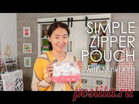 Sew a Simple Zipper Pouch with Minki Kim | Fat Quarter Shop