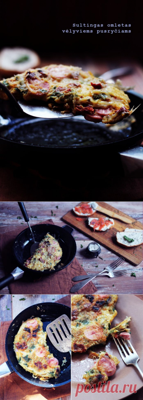 Mano skaniausias omletas su sūriu ir petražolėmis | Tasty Art Receptai