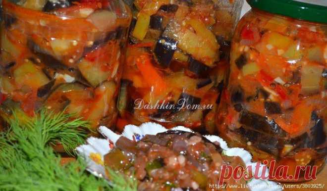 БАКЛАЖАНЫ ПО — КОРЕЙСКИ «КАДИ-ЧА» НА ЗИМУ - ЯРКО, КРАСИВО И ОЧЕНЬ ВКУСНО!.