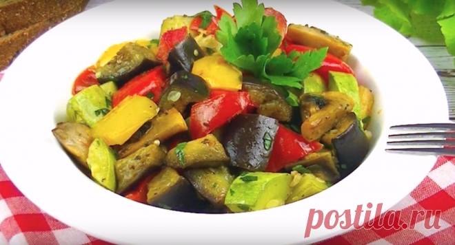 Невероятно вкусный гарнир из овощей