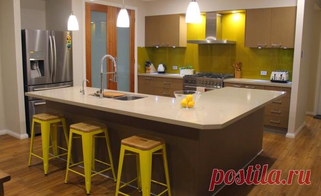 Какие обои выбрать для салатовой кухни?