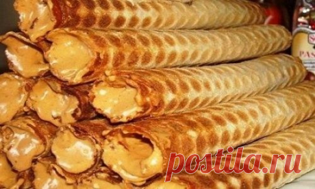 Рецепт приготовления «нежных» вафель! Очень быстро, просто и невероятно вкусно! Ну разве вы не помните эти вафли из нашего детства