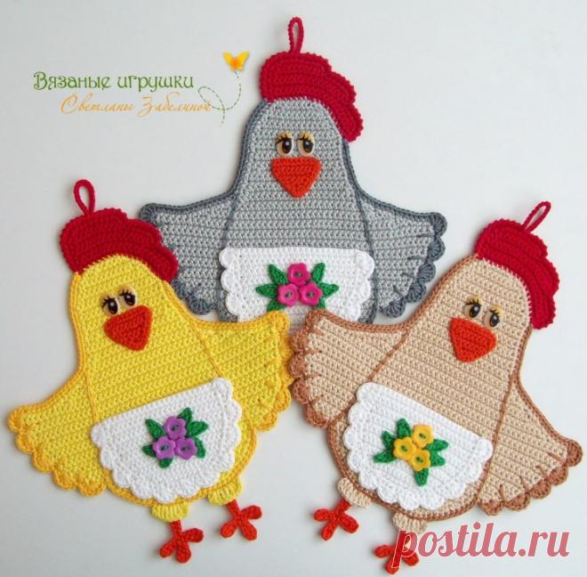 Вязаные крючком прихватки Пасхальной тематики (ИДЕИ ДЛЯ ВДОХНОВЕНИЯ) – Журнал Вдохновение Рукодельницы