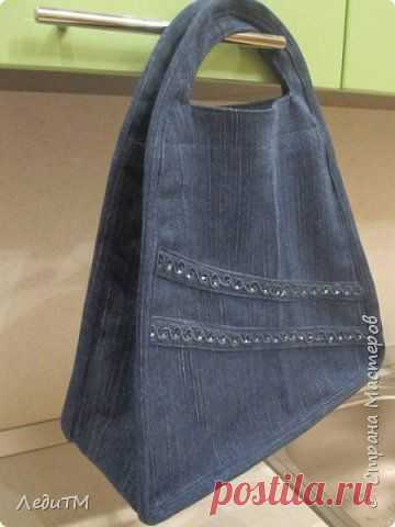 Джинсовая сумка для мамы. Мастер-класс.