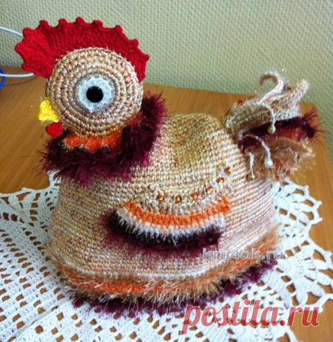 Вязаная крючком грелка на чайник - вязание крючком на kru4ok.ru