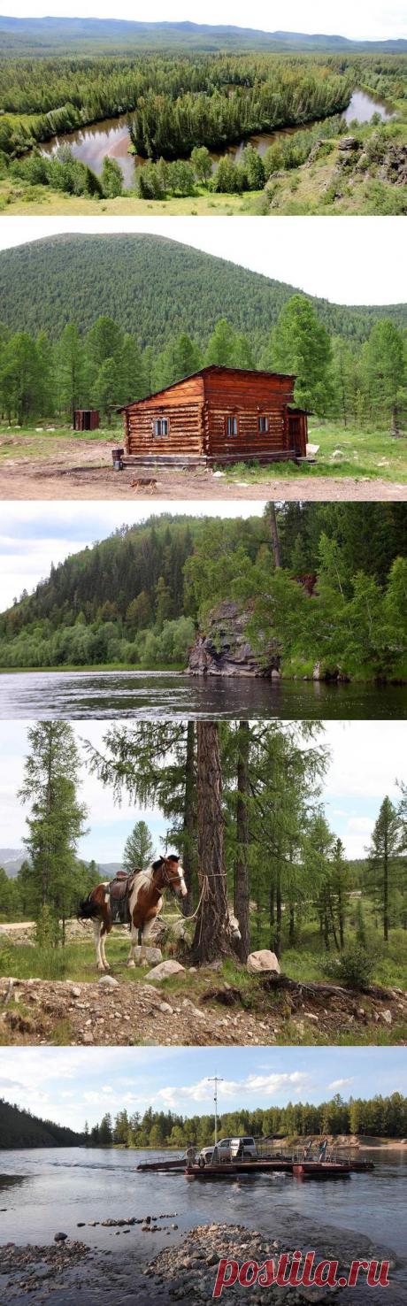 Республика Тува, озеро Азас и одноименный заповедник на севере