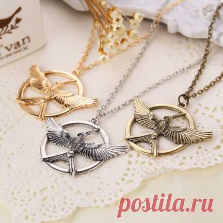 Купить голодные игры 3, кулон с сойкой, новый дизайн по низкой цене