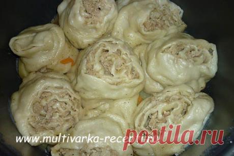Мясной штрудель в мультиварке