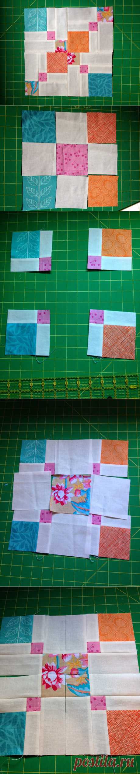 A Few Scraps: Double Disappearing Nine-Patch Improved Tutorial
