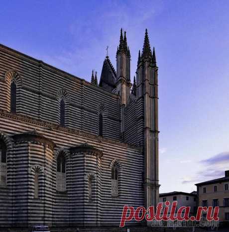 Италия.Умбрия.Orvieto Основной целью посещения Орвието был собор.Собор - Дуомо - начали строить в 1290 году по чертежами собора во Флоренции и он считается одним из красивейших в Италии.Но, по порядку....Мы поселились в ма...