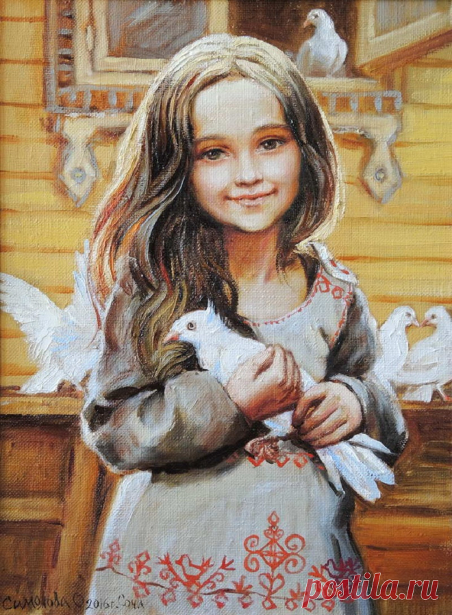 НЕЖНАЯ ДРУЖБА И ЛЮБОВЬ В КАРТИНАХ ОЛЬГИ СИМОНОВОЙ,