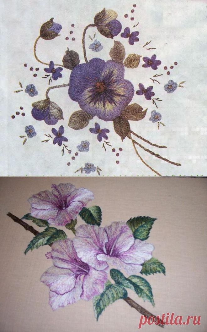 Эскизы для вышивки гладью, бесплатные фото, обои, изображения