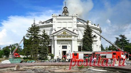 В Севастополе рассказали о спасении фрагментов панорамы из горящего музея