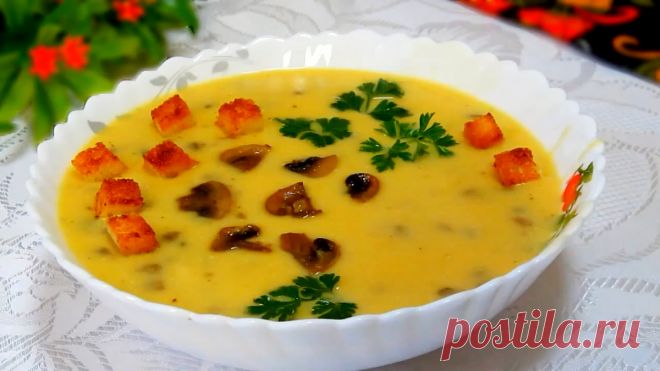 Лёгкий, самый ароматный суп. Мой любимый, с грибами. | РЕЦЕПТЫ ОТ МАМУЛИ | Дзен